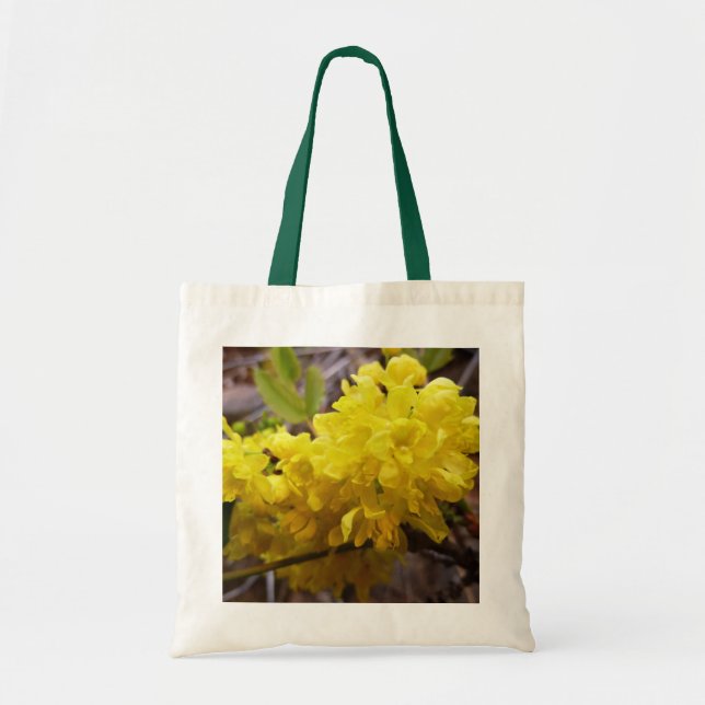 Oregon Blume Gelbe Wildblumen Tragetasche (Vorne)