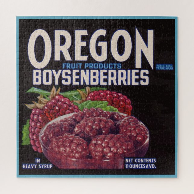 Oregon Boysenberries aus den 40er Jahren (Vertikal)