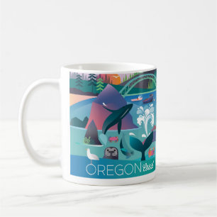 Oregon Coast 11oz oder 15oz Tasse