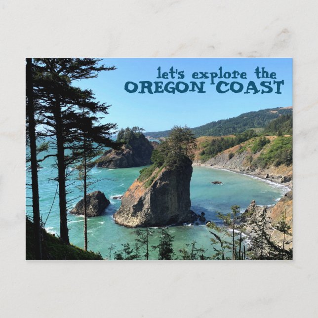 Oregon Coast Boardman Landschaftliche Aussicht Postkarte (Vorderseite)
