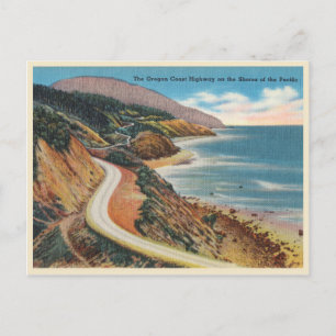 Oregon Coast Highway Vintage Postkarte