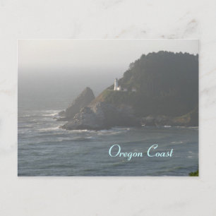 Oregon Coast Lighthouse Postkarte
