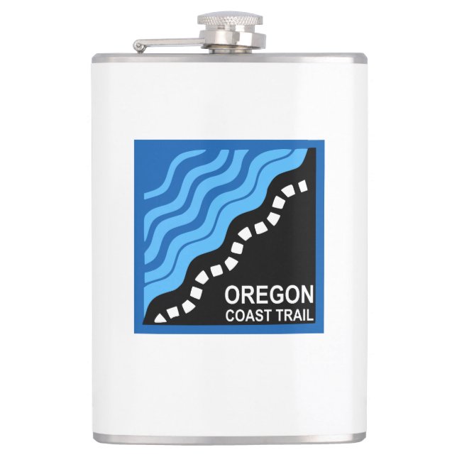 Oregon Coast Trail Flachmann (Vorderseite)
