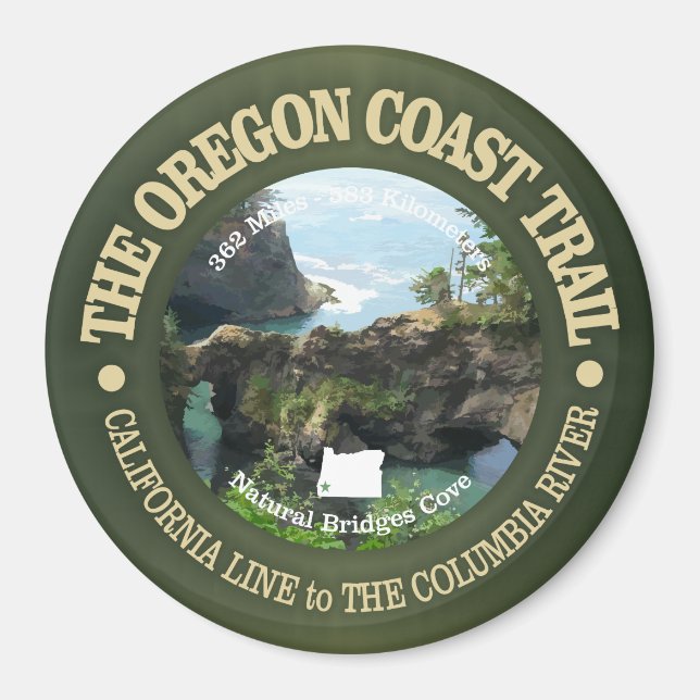 Oregon Coast Trail Magnet (Vorne)