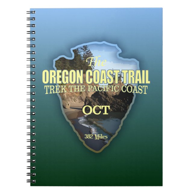 Oregon Coast Trail (Pfeilspitzen) Notizblock (Vorderseite)