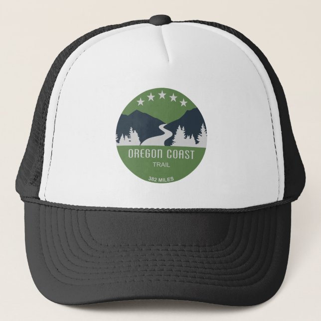 Oregon Coast Trail Truckerkappe (Vorderseite)