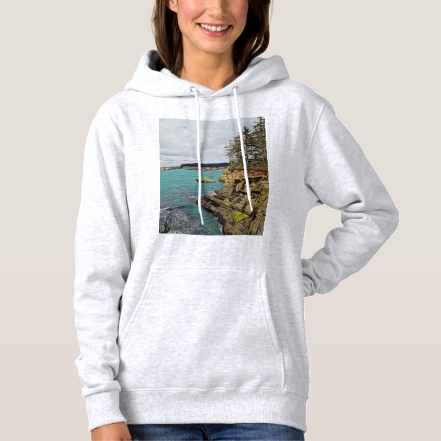 Oregon Coast Women's Hoodie (Vorderseite)
