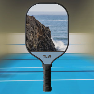 Oregon Coastal Cliffs at Port Orford Head Pickleball Schläger
