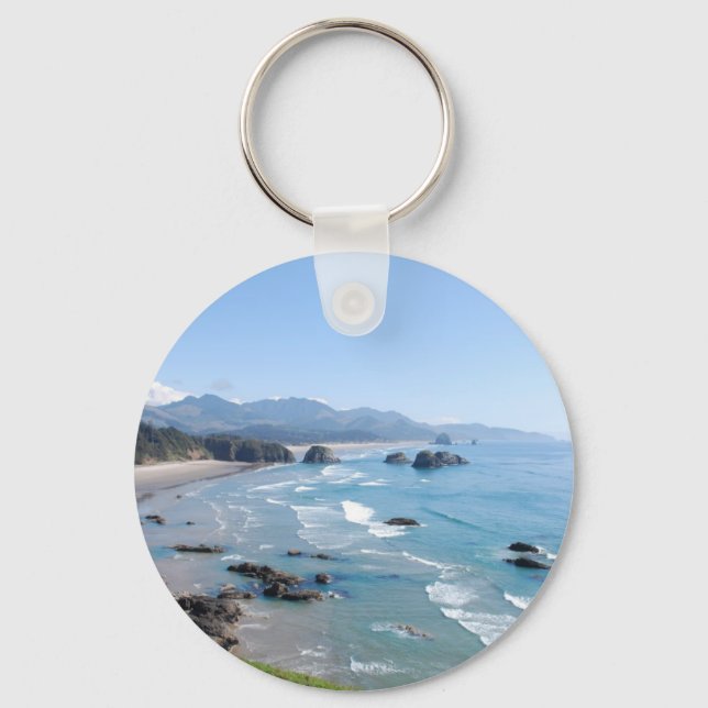 Oregon Coastal Standpunkt Schlüsselanhänger (Vorderseite)