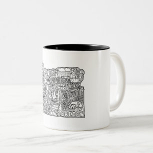 Oregon Doodle Café Mug