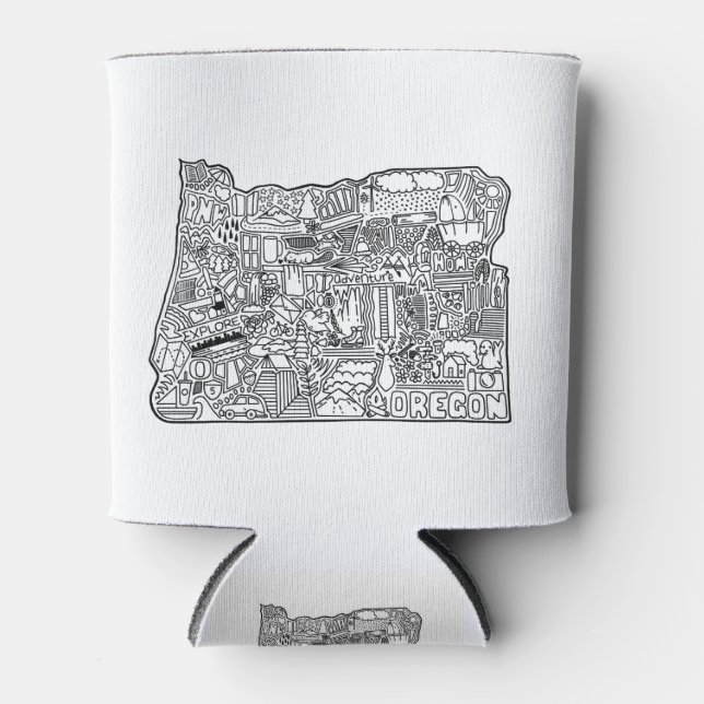 Oregon Doodle Dosenkühler (Vorderseite)