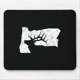 Oregon Elk Junting Shirt - Bulllek Staat Form Mousepad