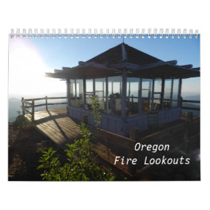 Oregon-Feuer-Ausblicke Kalender