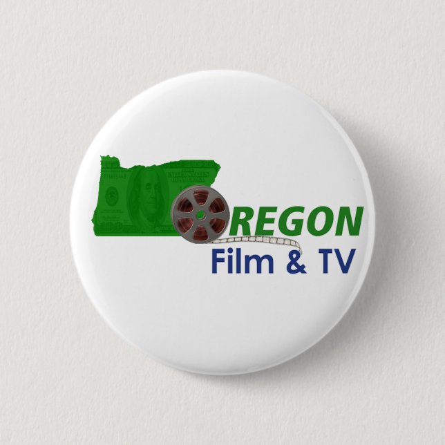 Oregon-Film und Fernsehknöpfe Button (Vorderseite)