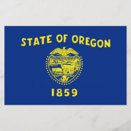 Oregon Flag Briefpapier