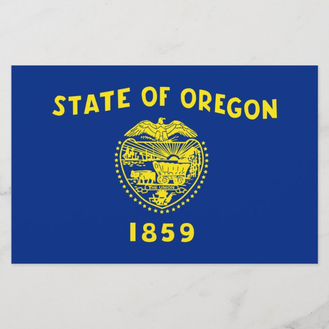 Oregon Flag Briefpapier (Vorderseite)