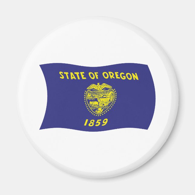 Oregon Flag Magnet (Vorne)