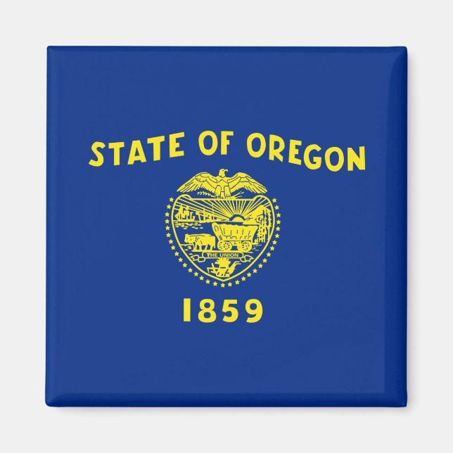 Oregon Flag Magnet (Vorne)