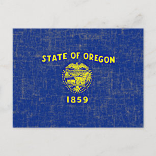 OREGON FLAG POSTKARTE