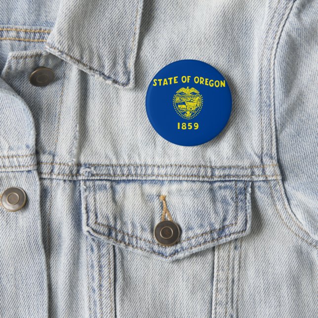 Oregon-Flagge Button (Beispiel)