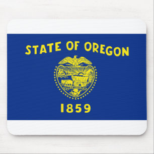 Oregon-Flagge Mousepad