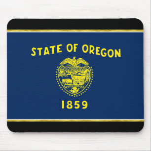 Oregon-Flagge Mousepad