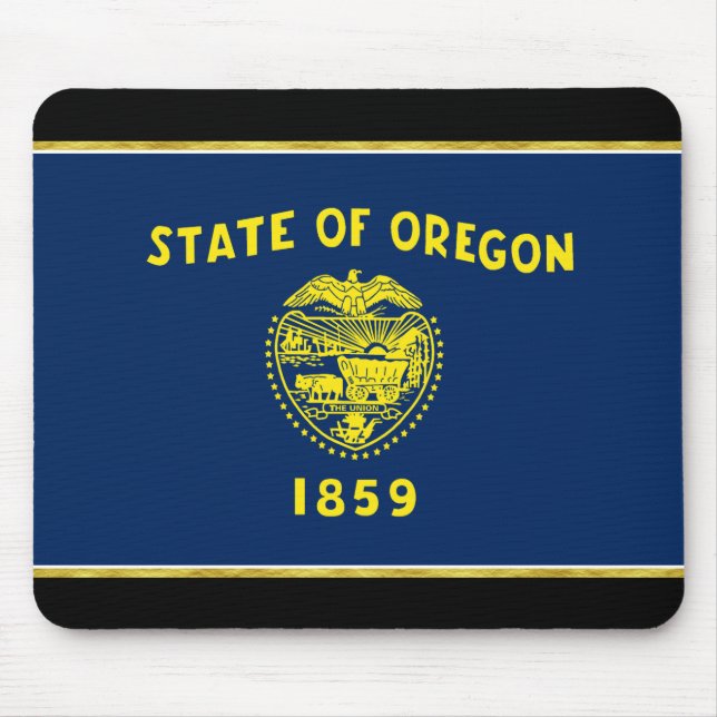 Oregon-Flagge Mousepad (Vorne)