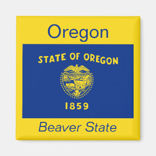 Oregon-Flaggen-Magnet Magnet