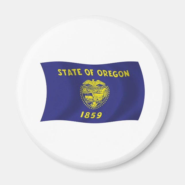 Oregon-Flaggenmagnet Magnet (Vorne)