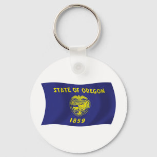 Oregon-Flaggschlüsselanhänger Schlüsselanhänger