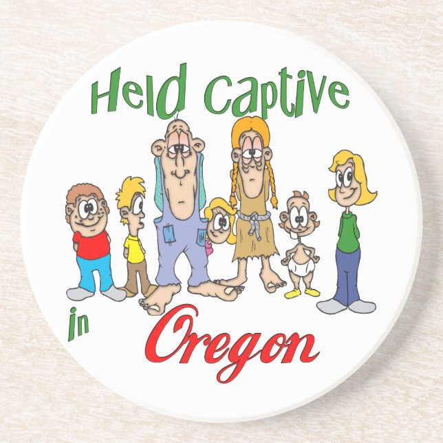 Oregon Funny Trailer Park Dessous de verre Sandsto (Devant)