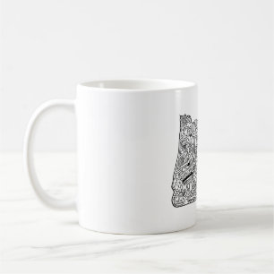 Oregon-Gekritzel-Kaffee-Tasse Kaffeetasse