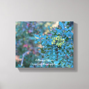 Oregon Grape Canvas Print Leinwanddruck