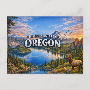 Oregon Grußpostkarte Postkarte