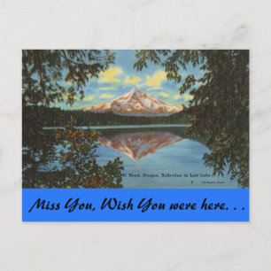 Oregon, Hood, Lost Lake Postkarte
