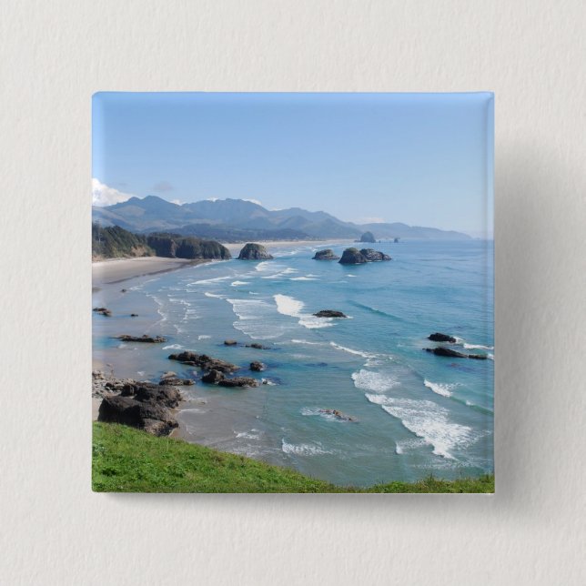 Oregon-Küste Button (Vorderseite)