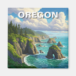 Oregon Küste Reisen Magnet