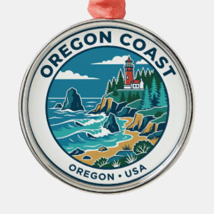 Oregon-Küste USA Ornament Aus Metall