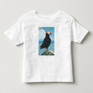 Oregon-Küsten-büscheliger Papageientaucher Kleinkind T-shirt
