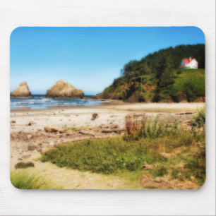 Oregon-Küsten-Haus Mousepad