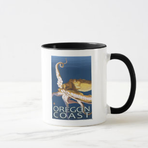 Oregon-Küsten-Krake Tasse