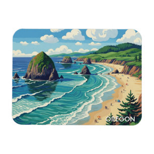 Oregon Küsten Reise Magnet