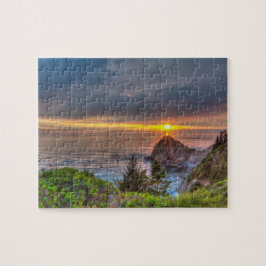 Oregon-Küsten-Sonnenuntergang