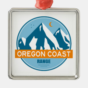 Oregon Küstengebirgssterne Mond Ornament Aus Metall