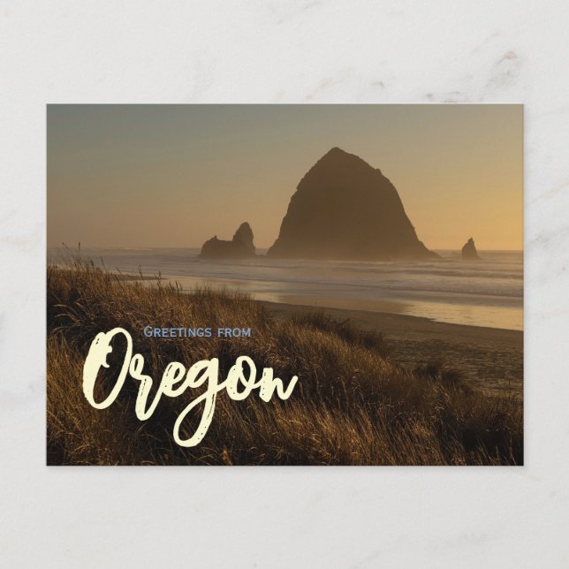 Oregon Küstenpanorama Reise  Postkarte (Vorderseite)