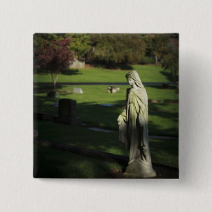 Oregon, Lake Oswego, Oswego Pioneer Cemetery Button