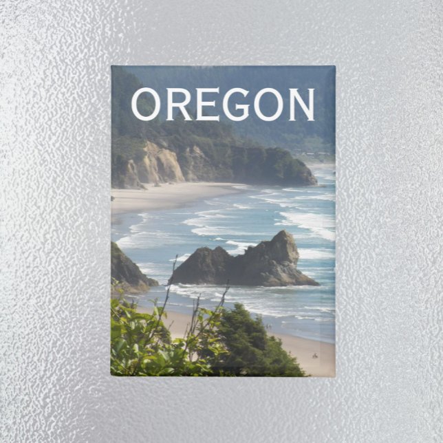 Oregon Landschaftlich Coastline Seascape Magnet (In Situ Fridge)