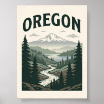 Oregon-Landschaftspanorama