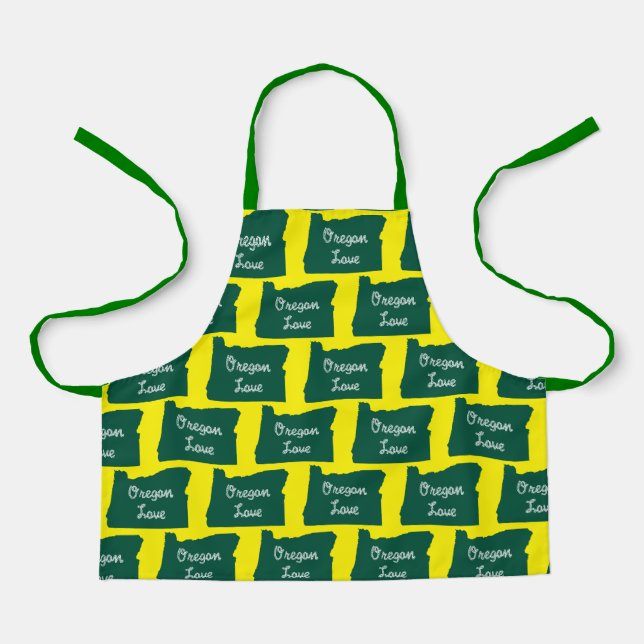 Oregon LIEBE Rope Green Schürze (Vorderseite)