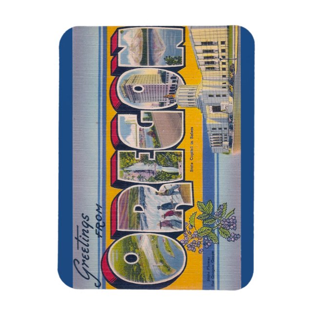 Oregon-Magnet Magnet (Vertikal)